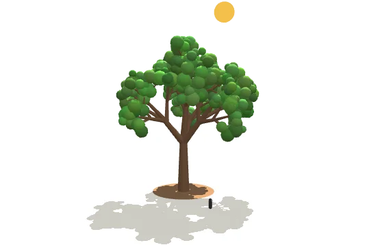 Tree, drawn by the component itself